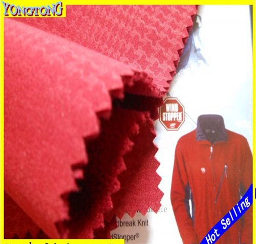 3 Layers Laminated Fabric TPU  Bonded Softshell Jacket Waterproof Qualified Fabric Supplier