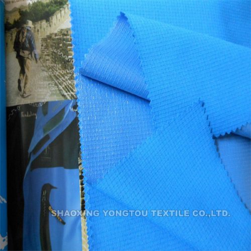Waterresistant  Beach shorts Spandex Fabric Rib-stop 4 way stretch polyester fabric Factory