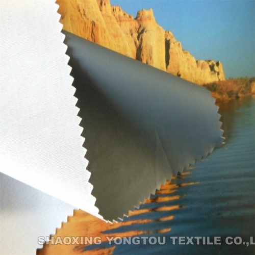 PU coated polyester waterproof outdoor garment fabric Factory